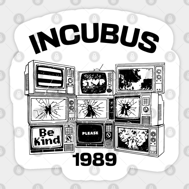 Incubus TV classic Sticker by ThePuKiman